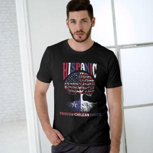 Camiseta Patrimônio Hispânico Mês Orgulhoso das minhas raíz