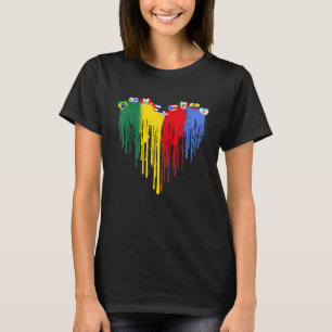 Camiseta Patrimônio Hispânico Mês Orgulhoso Latino Latina H