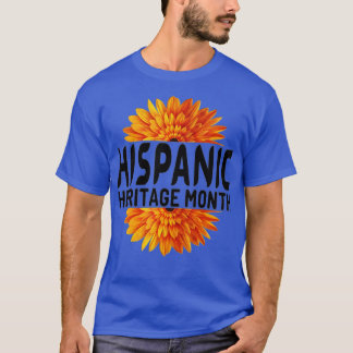 Camiseta Patrimônio Hispânico Mês Países latinos Bandeiras