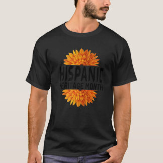 Camiseta Patrimônio Hispânico Mês Países latinos Bandeiras 
