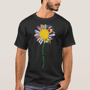 Camiseta Patrimônio Hispânico Mês Países latinos Bandeiras