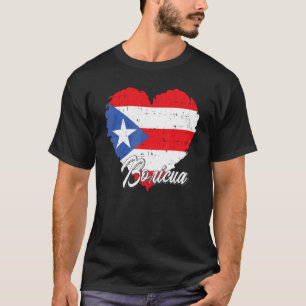 Camiseta Patrimônio Hispânico porto-riquenho Boricua Porto 