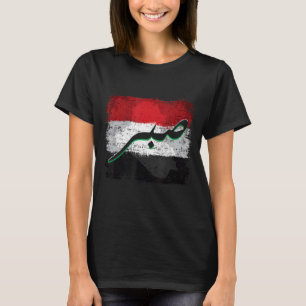 Camiseta Patrimônio iraquiano Iraque Bandeira Bagdade ama I