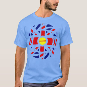Camiseta Patrimônio Multinacional do Sul do Vietname Britân