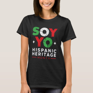Camiseta Patrimônio Nacional Hispânico Afro Latina América 