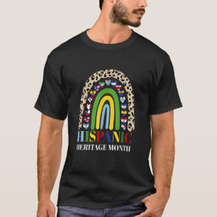 Camiseta Patrimônio Nacional Hispânico Mês Latino Países