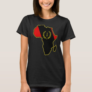 Camiseta Patrimônio Negro Americano Bandeira África