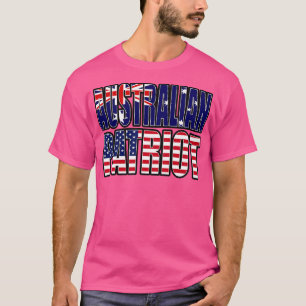 Camiseta Patrimônio Patriótico Americano Australiano de Pat