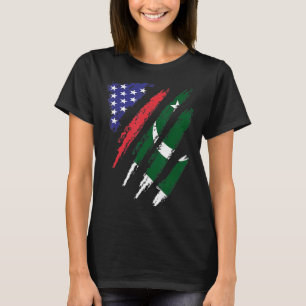 Camiseta Patrimônio Patriótico dos EUA do Paquistão America