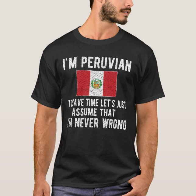 Camiseta Patrimônio Peruano Ortoputo Peruano Arrasta Bandei (Frente)