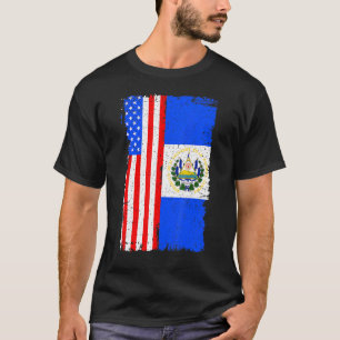 Camiseta Patrimônio Raiz Salvadorenho da bandeira El Salvad