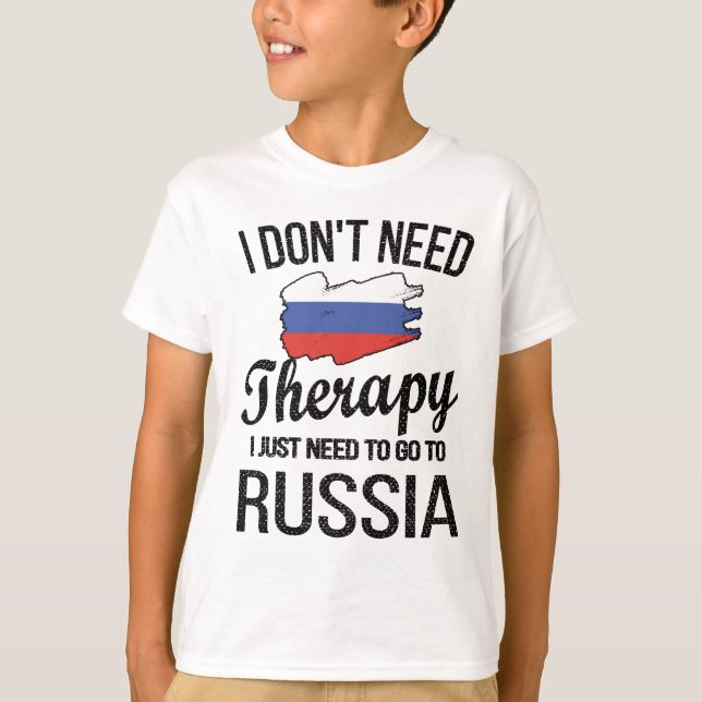 Camiseta Patrimônio Russo Orgulhoso Rússia Arrasta Bandeira (Frente)