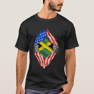 Camiseta Patrimônio Super Jamaicano Orgulhoso Jamaica Roota