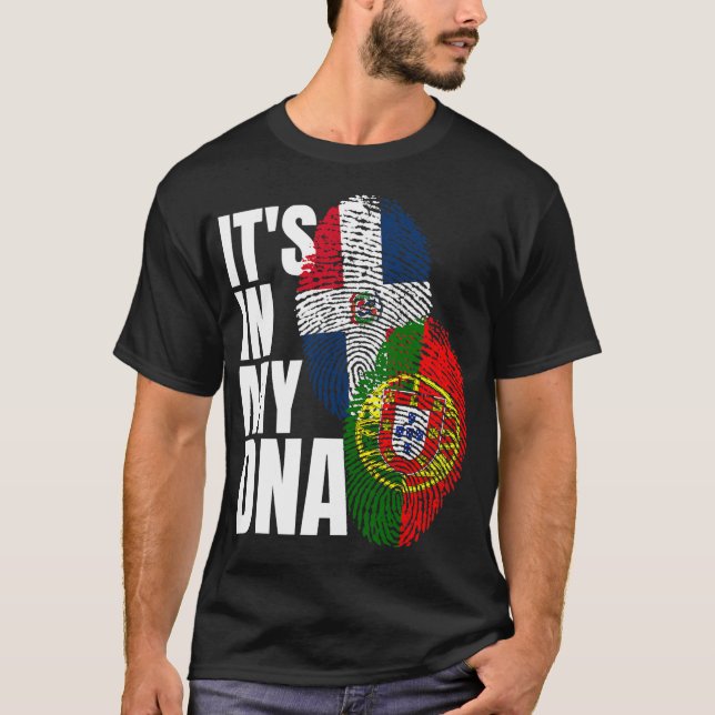 Camiseta Patrimônio T-S Herança Do DNA Mister Português E D (Frente)