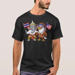 Camiseta Patrimônio Tailandês Americano
