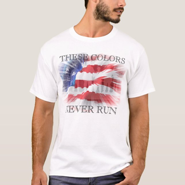 Camiseta Pátrio Essas Cores Nunca Fogem (Frente)