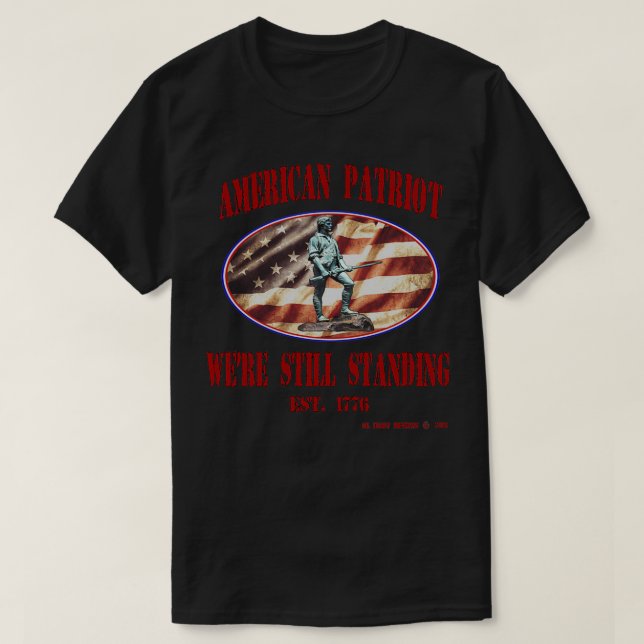 CAMISETA PATRIOT 1 AMERICANO (Frente do Design)
