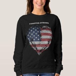 Camiseta Patriot American Flag, Forever Strong