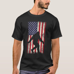 Camiseta Patriot Bigfoot Sasquatch Love USA Flag 4