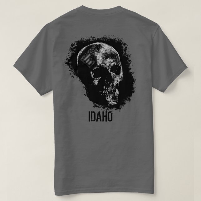 CAMISETA PATRIOT - CÉRELA DE IDAHO (Verso do Design)