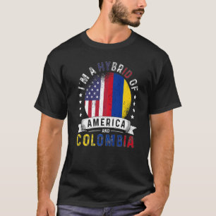 Camiseta Patriot Colombia dos EUA Bandeira do Colombiano Am