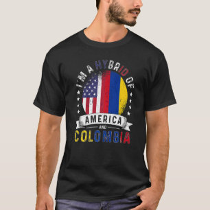 Camiseta Patriot Colombia dos EUA Bandeira do Colombiano Am