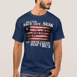 CAMISETA PATRIOT FLAG VERMELHO BRANCO E AZUL