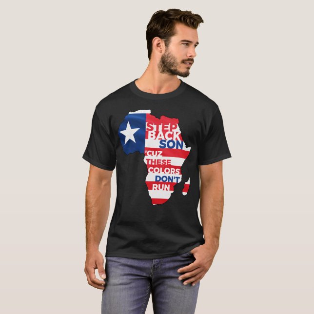 CAMISETA PATRIOT FLAG VERMELHO BRANCO E AZUL (Frente Completa)