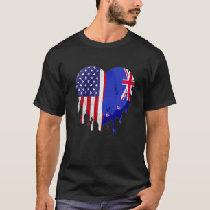 Camiseta Patriot Grown Country Melting, Nova Zelândia Ameri