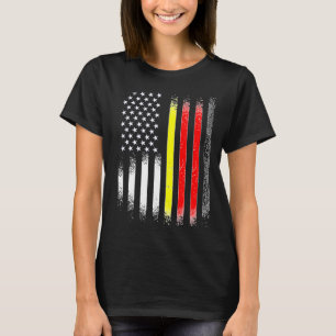 Camiseta Patriot Grown Country USA Flags Rua Alemã American