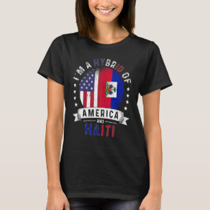 Camiseta Patriot Haiti Bandeira Americana do Haiti