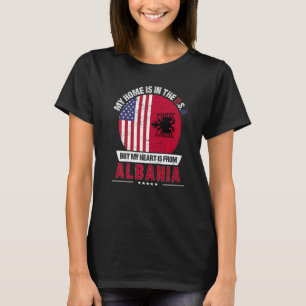 Camiseta Patriot Heart Albanês Americano É Da Albânia Gr