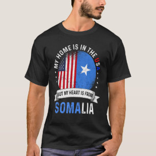 Camiseta Patriot Heart Da Somália É Da Bandeira Da Somália