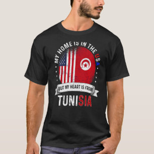 Camiseta Patriot Heart da Tunísia Americana Fl