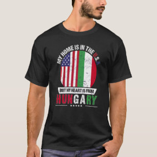 Camiseta Patriot Heart Húngaro Americano É Da Hungria G