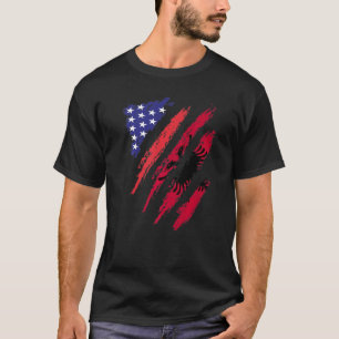 Camiseta Patriot Heritage do Patriot Americano de Bandeira
