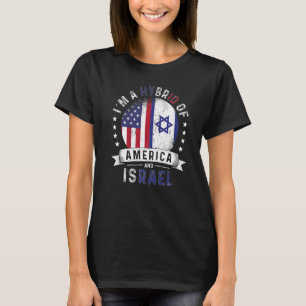 Camiseta Patriot Israel dos EUA Bandeira do Norte de Israel