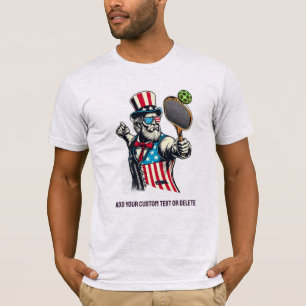 Camiseta Patriot Pickleball Pickleballer USA Flag