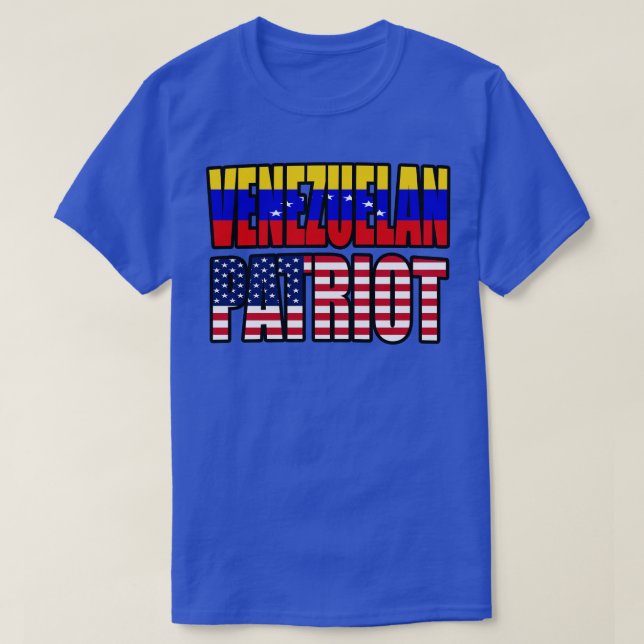 Camiseta Patriot Pride Heritage da Venezuela Americana Gi (Frente do Design)