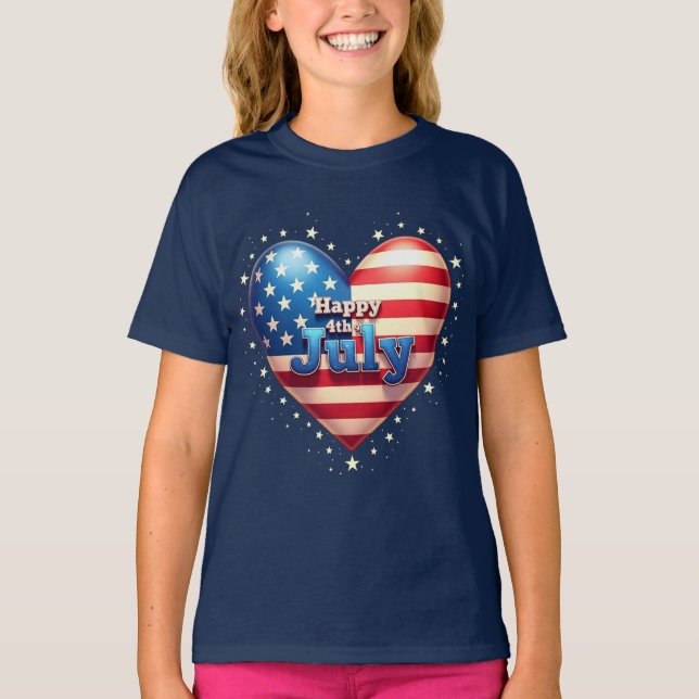Camiseta Patriot Vibes: Estrelas, Stripes e Estilo (Frente)