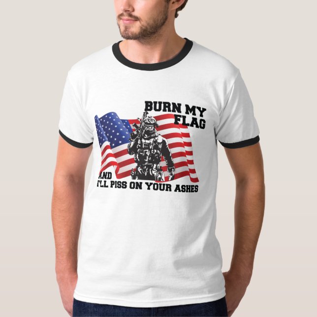 Camiseta Patriota Americano (Frente)