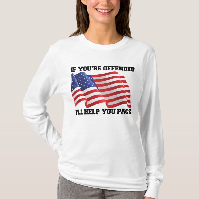 Camiseta Patriota Americano (Frente)