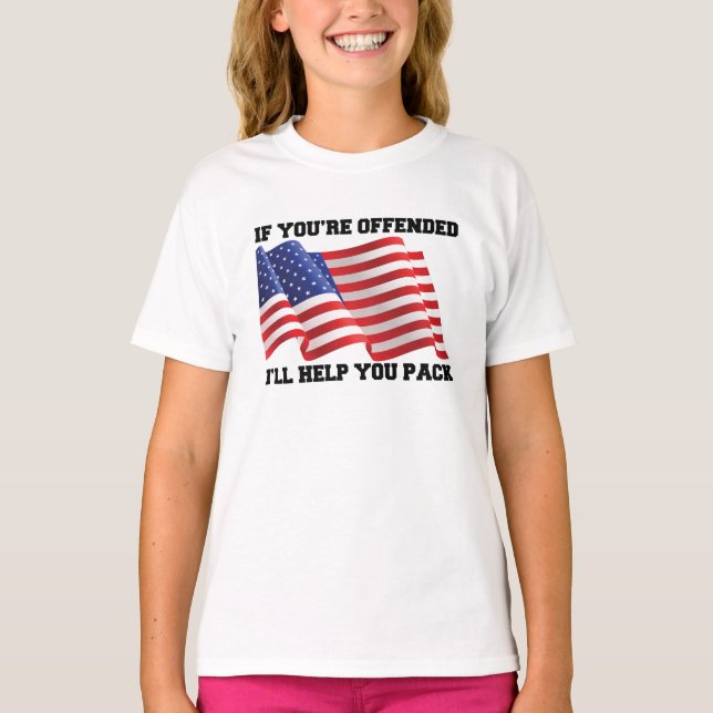 Camiseta Patriota Americano (Frente)