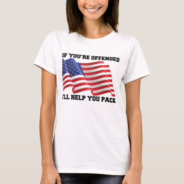 Camiseta Patriota Americano (Frente)