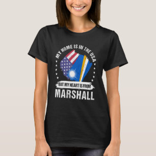 Camiseta Patriota Americano das Ilhas Marshall Cultivou Meu