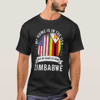 Camiseta Patriota Americano do Zimbábue Cultivou Orgulho Do