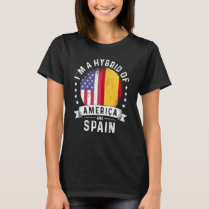 Camiseta Patriota Americano Espanhol Bandeira Humor