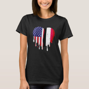 Camiseta Patriota Americano Iemenita País Nascido Derretend