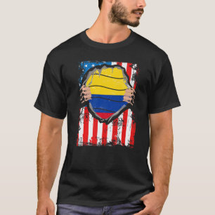 Camiseta Patriota Colombiano Americano Cultivo Colombiano B