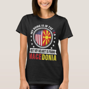 Camiseta Patriota da Macedônia do Sinalizador da Macedônia 